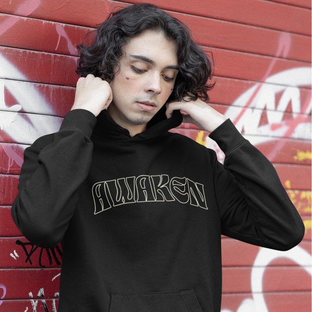 Spiritual Awakening - Oversized Streetwear Fleece Hoodie