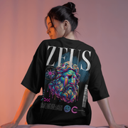 Zeus Of Jupiter - Oversize Deep Drop Shoulder Tee