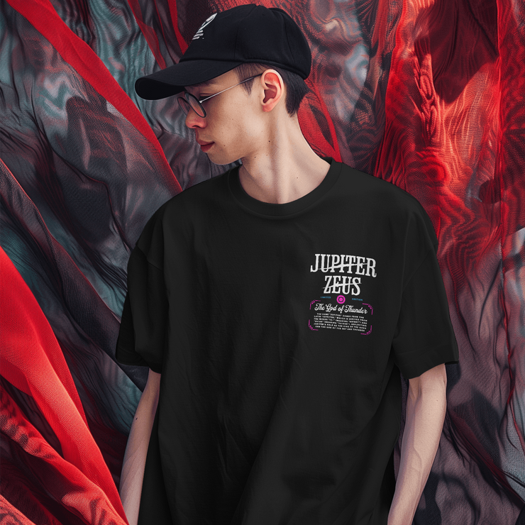 Zeus Of Jupiter - Oversize Deep Drop Shoulder Tee