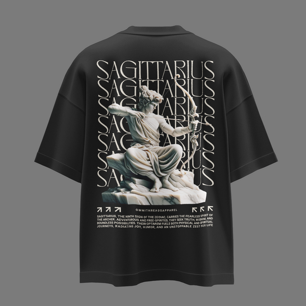 The Ninth Sign - Oversize Deep Drop Shoulder Tee