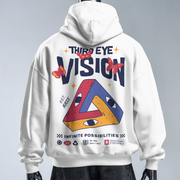 Third Eye Vision - Oversized Streetwear Fleece Hoodie