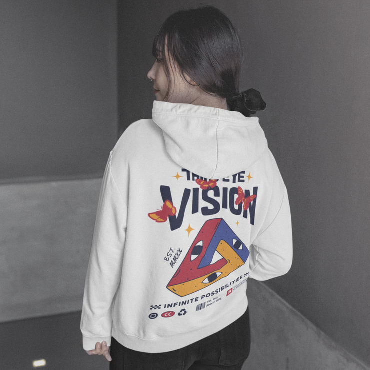 Third Eye Vision - Oversized Streetwear Fleece Hoodie