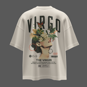 Virgo The Virgin - Oversize Deep Drop Shoulder Tee