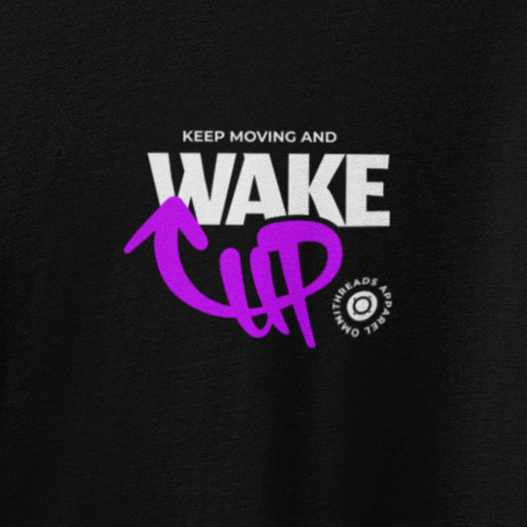 Wake Up - Oversize Deep Drop Shoulder Tee