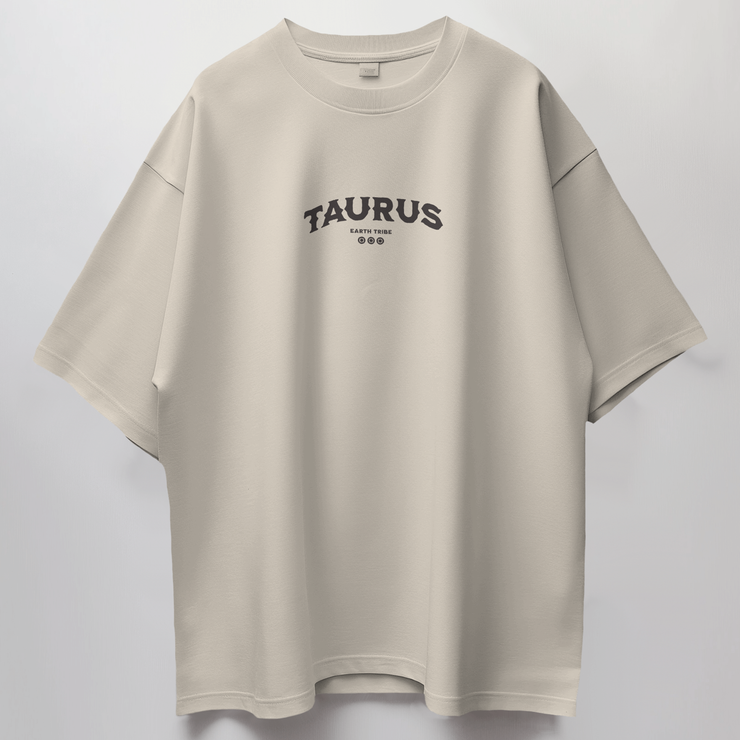 Wild West Taurus - Oversize Deep Drop Shoulder Tee